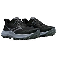 Фото Мужские кроссовки Saucony Peregrine 14 Wide Black S20917-100